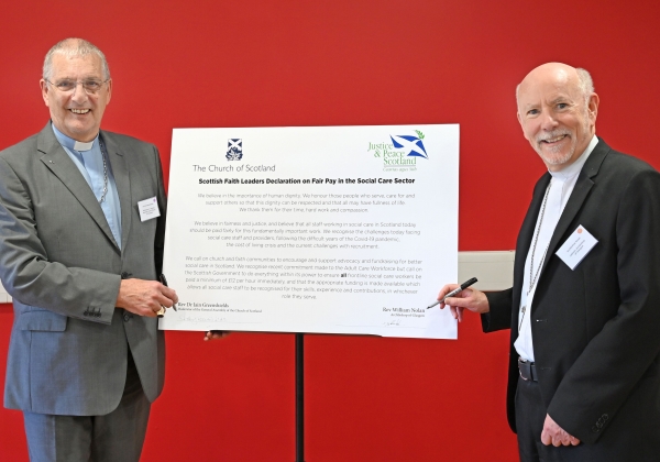 Archbishop and Moderator&#039;s support for carers